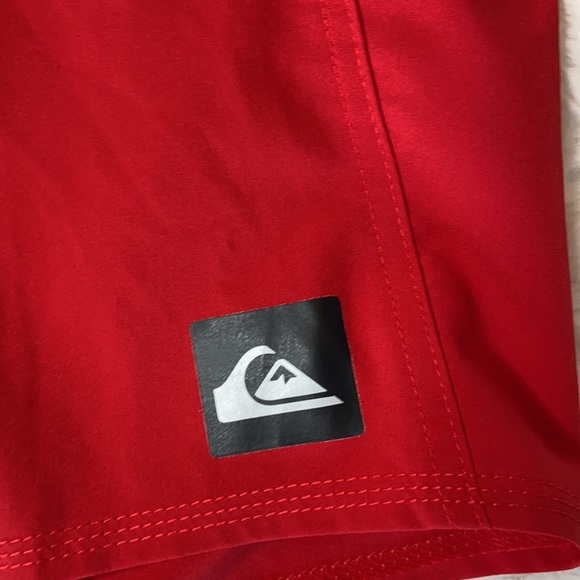 Quicksilver Red Velcro Tie Swimsuit - Picture 5 of 12